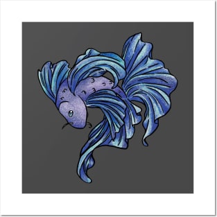 Blue Fish Posters and Art